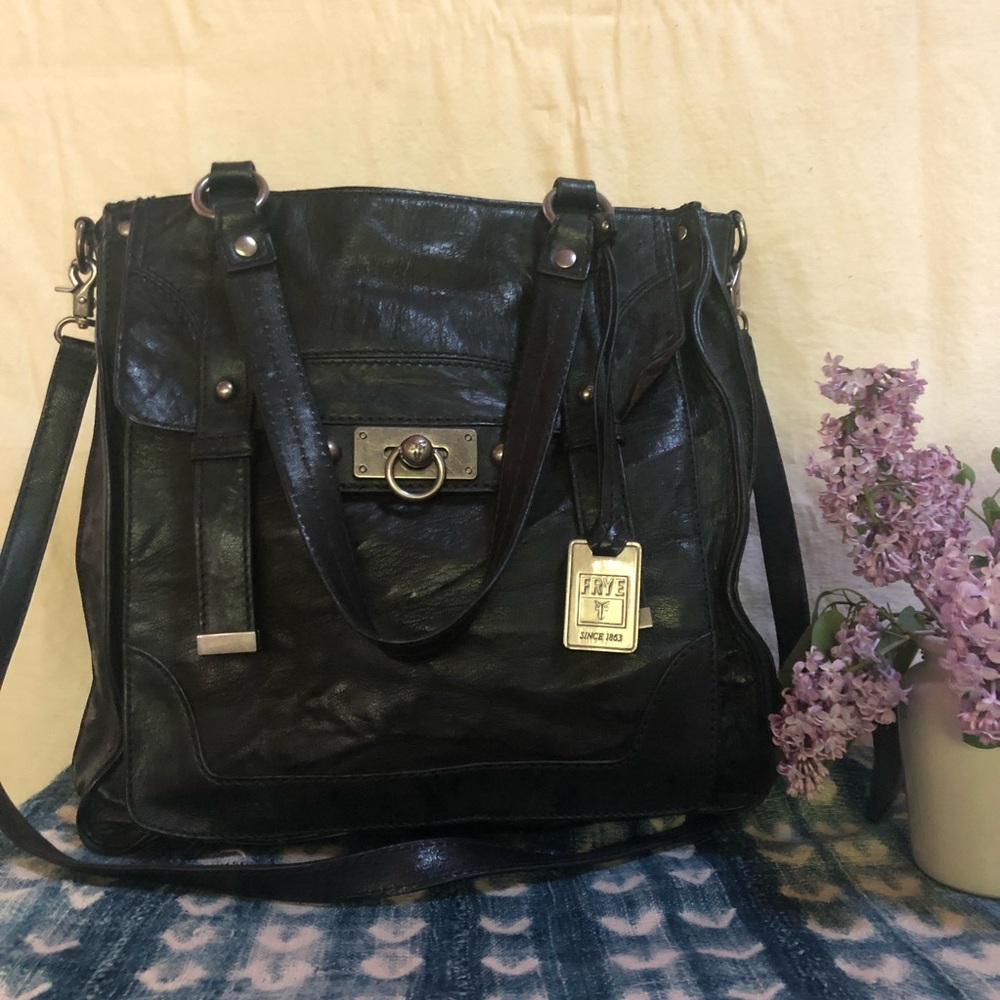 Frye Black Leather Purse